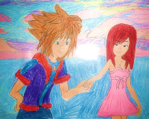  Sora and Kairi Color Dream