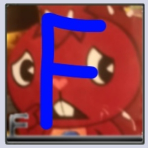  Square Letter F