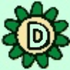  Sunflower Letter D
