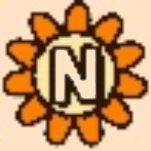  Sunflower Letter N
