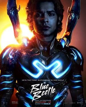 Xolo Maridueña as Jaime Reyes | Blue Beetle | Promotional poster | 2023