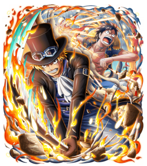  sabo and luffy