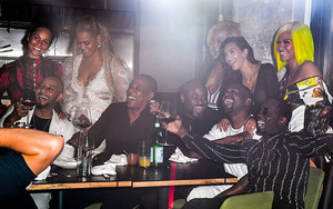  Alicia Keys, Swizz Beatz, Beyoncé, Jay-Z, Kanye West, Kim Kardashian, P. Diddy and Cassie
