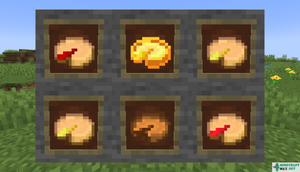 All pies in Minecraft food update