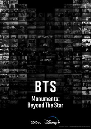  BTS Monuments: Beyond The ster | Promotional poster