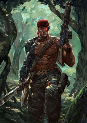  Catachan Jungle Fighter - Colonel Straken