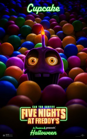  cupcake, kek cawan | Five Nights at Freddy's | Promotional Poster