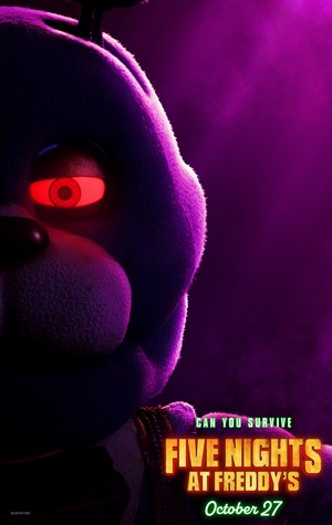  Five Nights at Freddy's (2023) Poster ~ Bonnie