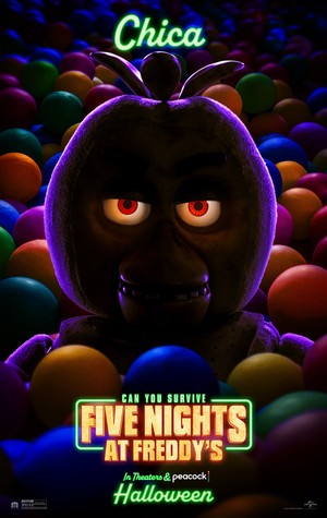  Five Nights at Freddy's (2023) Poster ~ Chica