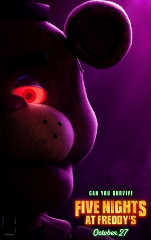  Five Nights at Freddy's (2023) Poster ~ Freddy