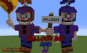  Fnaf balloon boy Minecraft build