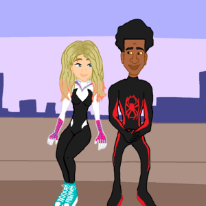  Gwen Stacy and Miles Morales Spend 更多 Time 老友记 Together (Begin)