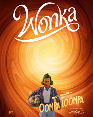  Hugh Grant as Oompa Loompa | Wonka | Character poster