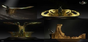 Loki's throne concept art