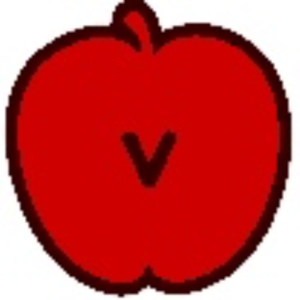  Lowercase maçã, apple V