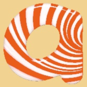  Lowercase Candy-Cane A