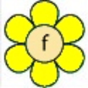  Lowercase цветок F