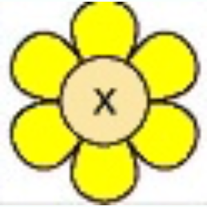 Lowercase Flower X