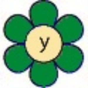 Lowercase Flower Y