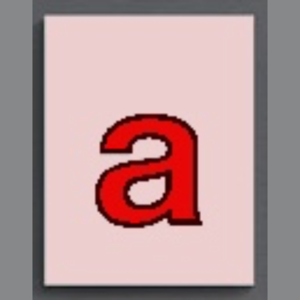  Lowercase Rectangle A