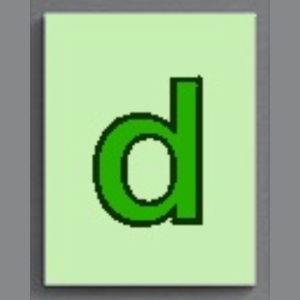  Lowercase Rectangle D