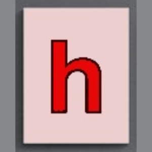  Lowercase Rectangle H