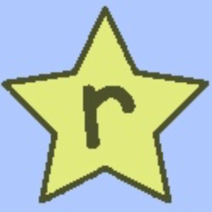  Lowercase Stars R