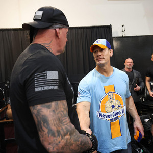  Mark Calaway and John Cena | Undertaker | Behind the scenes at the biggest NXT ever