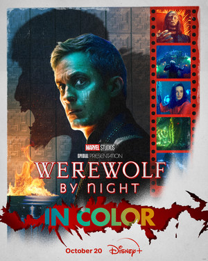  Marvel Studios’ Special Presentation: Werewolf 의해 Night in Color | Promotional poster