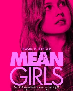  Mean Girls (2024) Character Poster - Angourie mchele as Cady heron, kingoyo