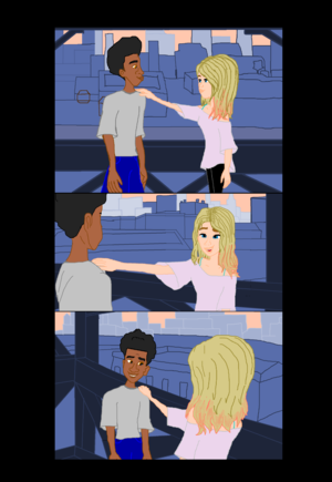  Miles Morales and Gwen Stacey (New York Brooklyn Earth 1610 and Chelsea Earth 65)