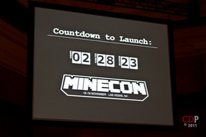  Minecon 2011 countdown to MC Official Release