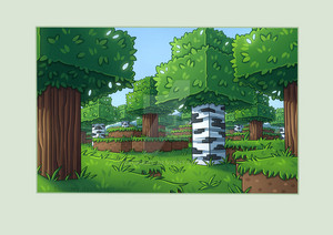  Minecraft (Майнкрафт) birch forest
