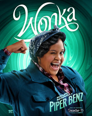  Nastasha Rothwell is Piper Benz | Wonka | Character poster