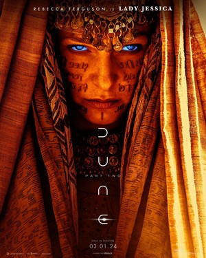  Rececca Ferguson is Lady Jessica | Dune: Part Two | Character Poster