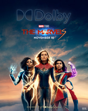 The Marvels | Dolby | Promotional poster