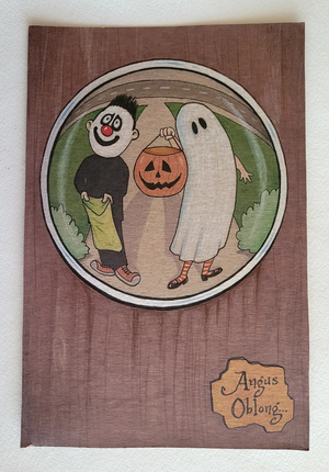 Trick or Treat Art Print by Angus Oblong