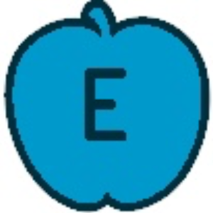  Uppercase manzana, apple E