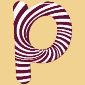  Uppercase Candy-Cane P