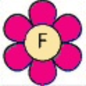  Uppercase fleur F