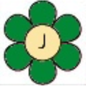Uppercase Flower J