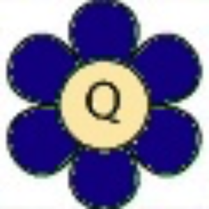  Uppercase цветок Q
