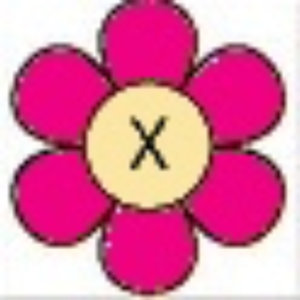 Uppercase Flower X