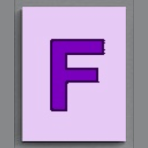 Uppercase Rectangle F
