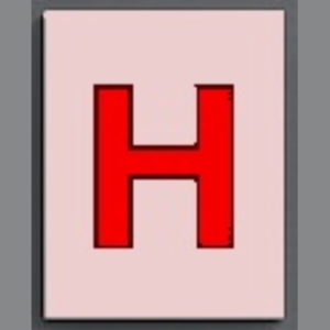  Uppercase Rectangle H