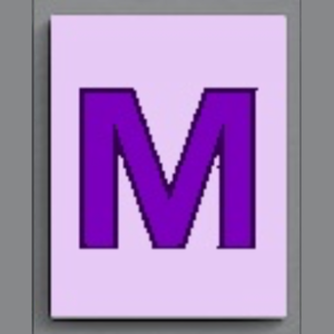 Uppercase Rectangle M