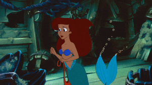  Walt ディズニー Gifs – ヒラメ & Princess Ariel