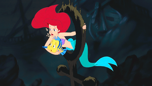  Walt Disney Screencaps – menggelepar, flounder & Princess Ariel