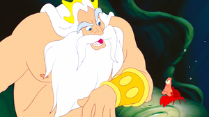  Walt Disney Screencaps – King Triton & Sebastian