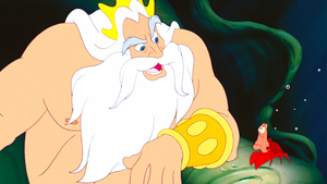  Walt डिज़्नी Screencaps – King Triton & Sebastian